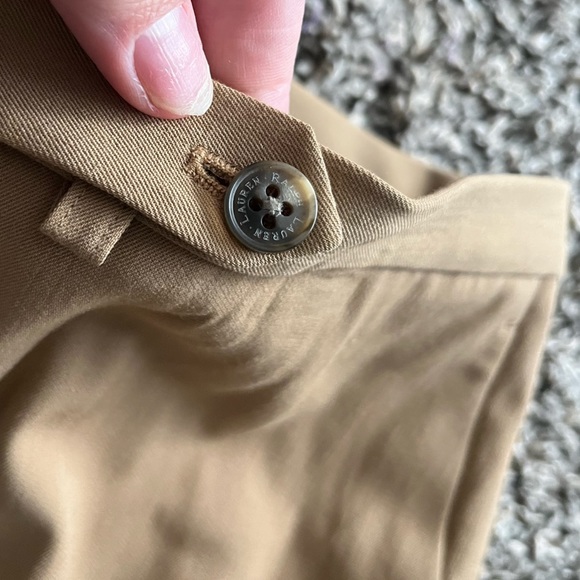 Lauren Ralph Lauren camel colored/tan trousers - Picture 10 of 10